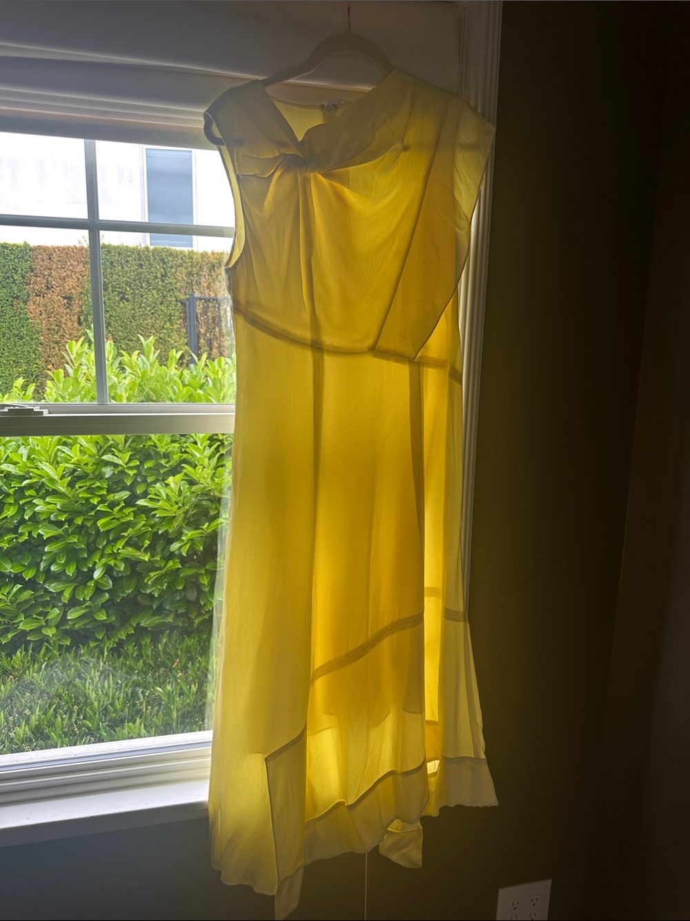 3.1 Phillip Lim Soft Yellow Dress with Subtle Sheen